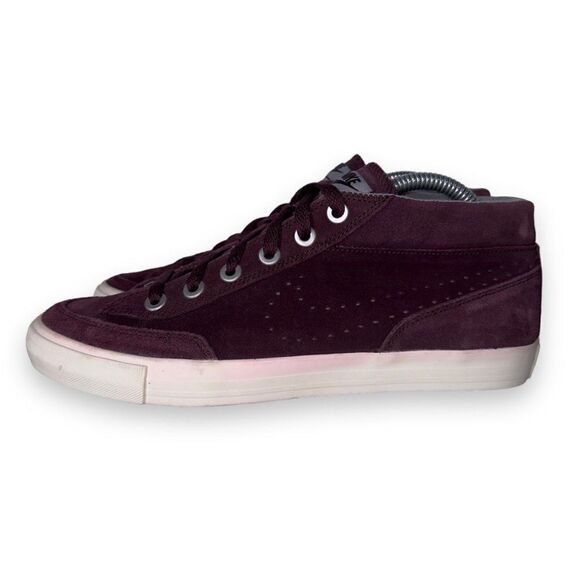 Nike Go Chukka Suede Mid Casual Shoes Burgundy 487335-600 Men's 7.5 Women's 9 - Picture 2 of 12